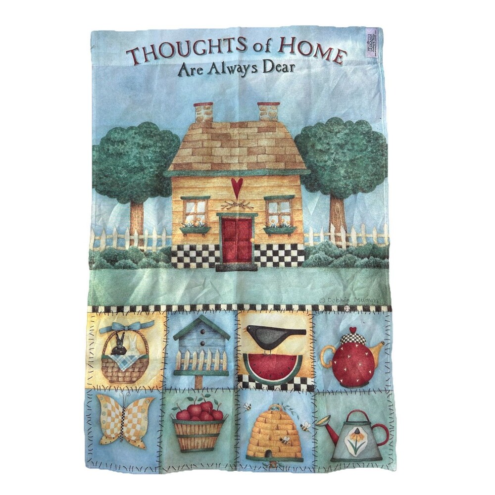 Thoughts Of Home Summer Outdoor Garden Pole Flag Toland Medium  24” x 35” Double